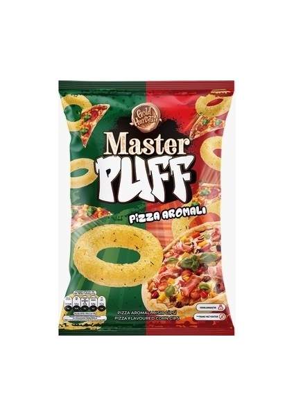 Master Puff Pizza Mısır Çerezi 90GR