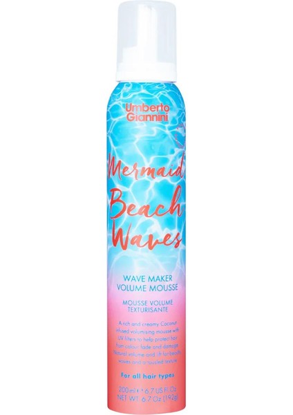 Mermaid Beach Waves Hacim Verici Saç Köpüğü