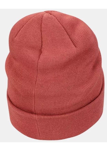 Kid's Cuffed Beanıe Çocuk Manşetli Metal Swooshlu Bere Bordo