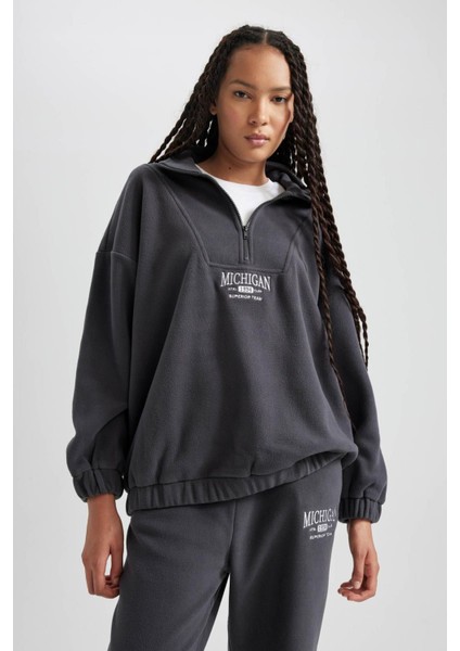 Kadın Sweat Shirt Y2649AZ Antracıte fiyatları