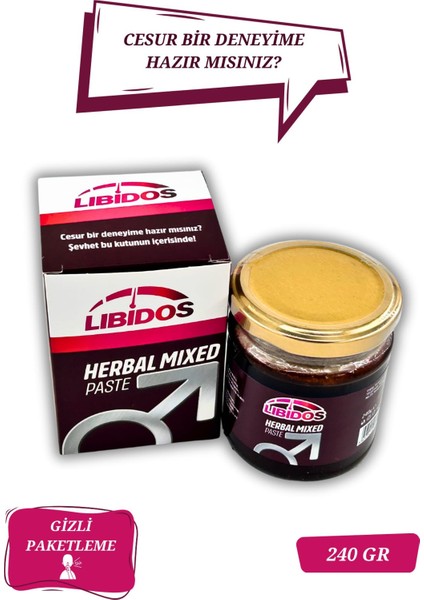 Libidos Gecktric Serteştrcibitkisel Karışım Macun 240GR