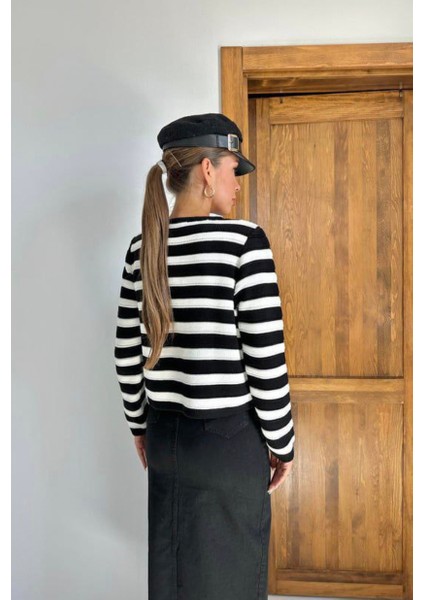 Boby Store - Çizgili Hırka