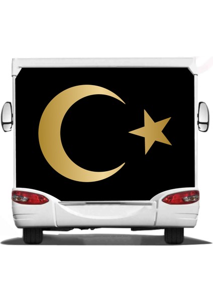 Türk Bayrağı Ay Yıldız Sticker Araba Oto Motosiklet Karavan Sticker 00323 fiyatları