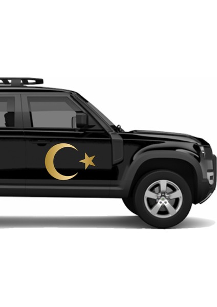 Türk Bayrağı Ay Yıldız Sticker Araba Oto Motosiklet Karavan Sticker 00323 modelleri