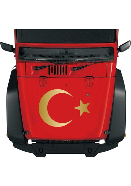 Türk Bayrağı Ay Yıldız Sticker Araba Oto Motosiklet Karavan Sticker 00323 fırsatları
