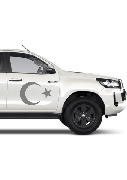 Türk Bayrağı Ay Yıldız Sticker Araba Oto Motosiklet Karavan Sticker 00323 fiyatları