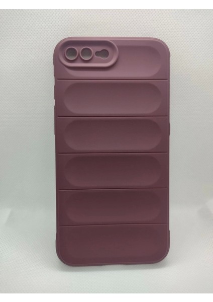 iPhone 7 Plus iPhone 8 Plus Uyumlu Puffer Case Puf Telefon Kılıfı