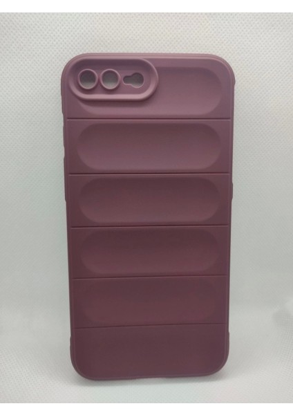 iPhone 7 Plus iPhone 8 Plus Uyumlu Puffer Case Puf Telefon Kılıfı