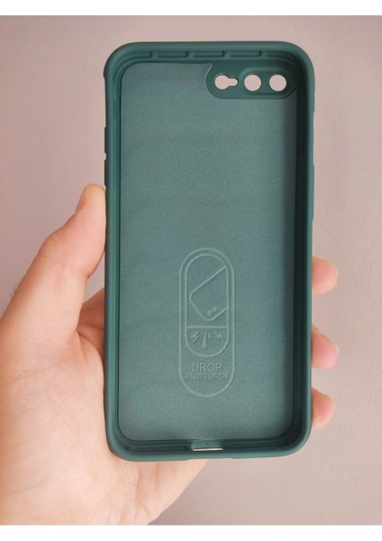 iPhone 7 Plus iPhone 8 Plus Uyumlu Basamaklı Puffer Case Puf Telefon Kılıfı