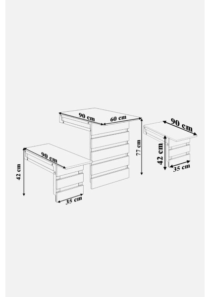 Nova 2 Tabureli Yemek Masası indirimleri