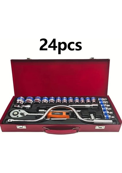 Elaletideposu GK-424S-12 24 Parça 1/2’’ Lokma Takımı