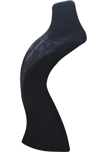 Inci Kolye & Gerdanlık Sergileme Mankeni Siyah Süet 34 cm 3.boy
