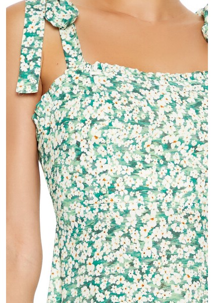 F21 Çiçek Desenli Mini Elbise modelleri