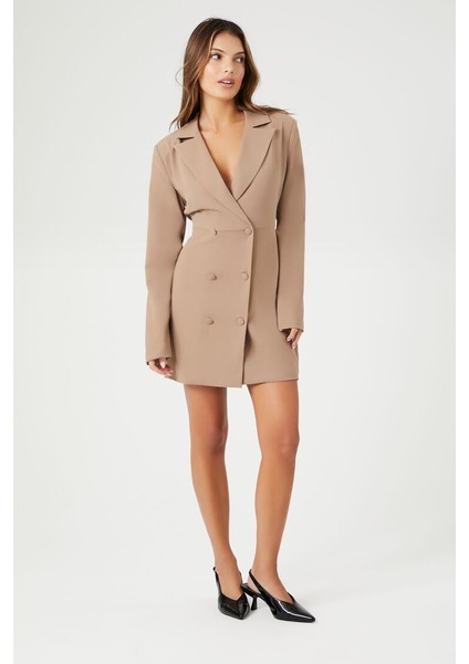 F21 Kruvaze Blazer Elbise