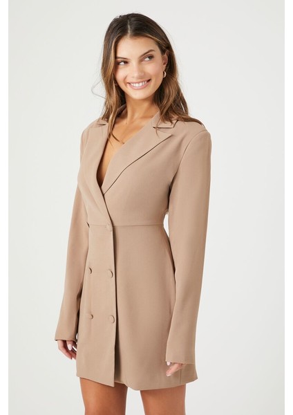 F21 Kruvaze Blazer Elbise