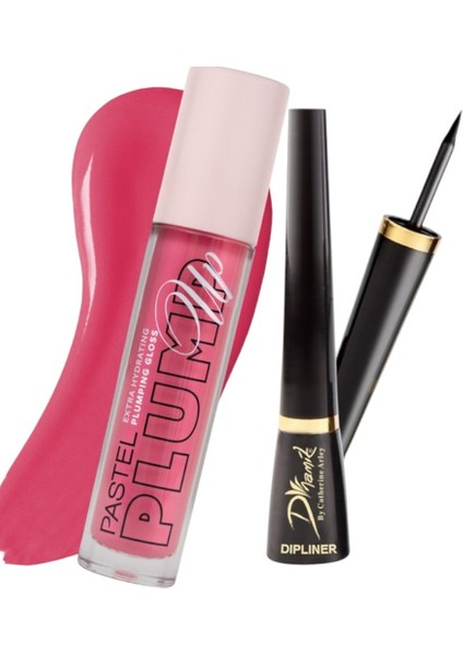 Plump Up 211 Hydrating Dolgunlaştıran Dudak Parlatıcısı + Catherine Arley Dipliner Siyah