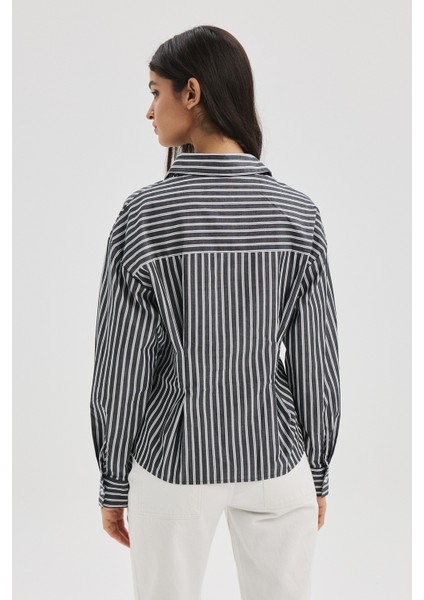 F21 Çizgili Gömlek indirimleri