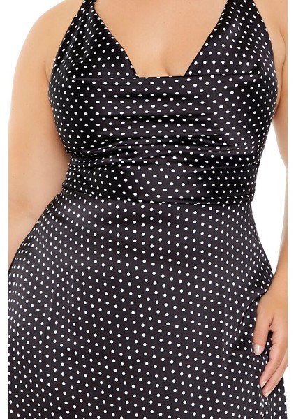 F21 Plus Size Halter Yaka Elbise