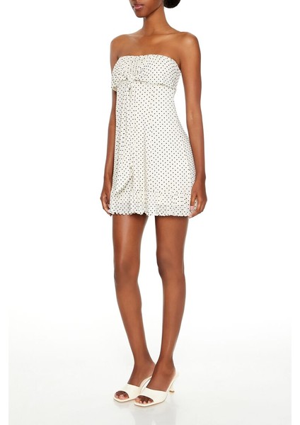 F21 Puantiye Desenli Elbise fırsatları