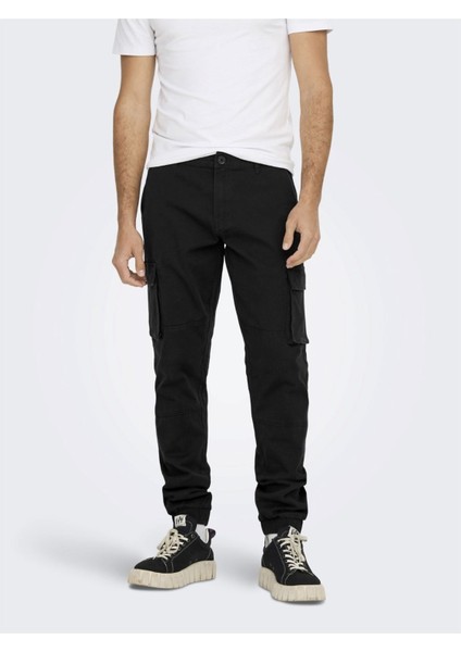 Jack & Jones Lastikli Paça Kargo Pantolon