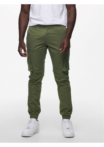 Jack & Jones Lastikli Paça Kargo Pantolon