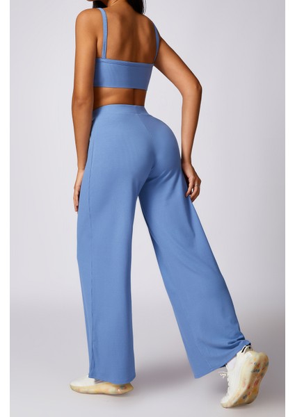 Kadın Fitilli Geniş Paça Tayt Pantolon fırsatları