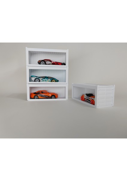 Konteyner Hotwheels Araç Kutusu 4'lü Set