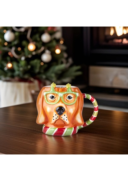 New Year Yılbaşı Animal Dog Mug 490 ml