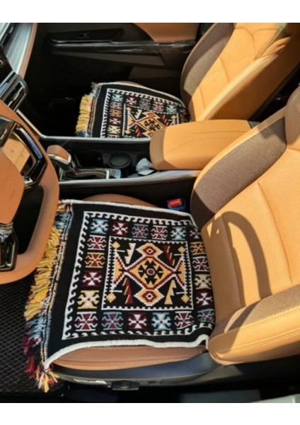 Oto Koltuk Kılıfı (Çift Taraflı )Yıkanabilir Araba Takımı Kilim Siyah Renk FİAT,WW,OPEL,HYUNDAİ,BMW,MERCEDES,HER ARACA UYGUN