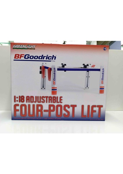 1:18 Ölçek Four Post Lift ( Bf Goodrich Tires ( Metal)