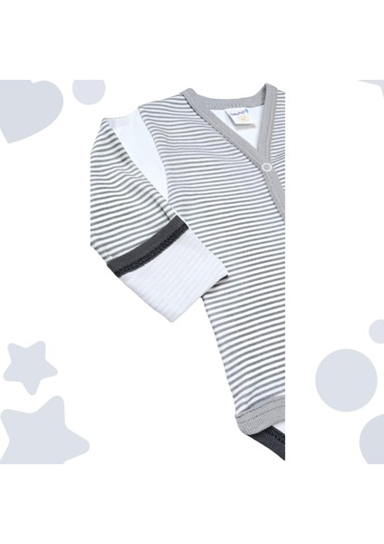 Önden Çıtçıtlı Kız Bebek Çıtçıtlı Body Zıbın