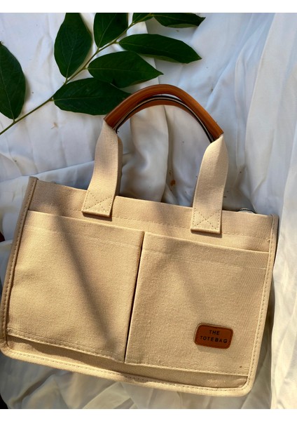 Kadın Fermuarlı Uzun Askılı The Tote Bag