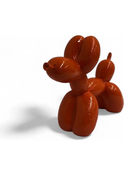 Balon Köpek Biblo Büyük Turuncu