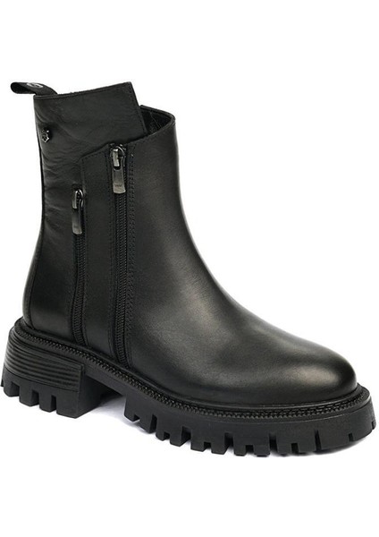 24675 Irene Kadın Deri Fermuarlı Bot fiyatları