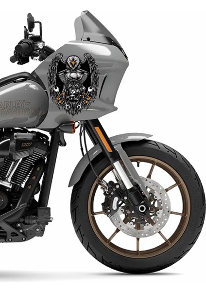 Kartal V Motor Beşiktaş Harley Sticker Araba Oto Motosiklet Karavan Sticker 00369 fiyatları