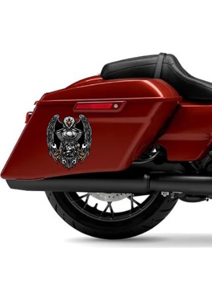 Kartal V Motor Beşiktaş Harley Sticker Araba Oto Motosiklet Karavan Sticker 00369 fırsatları