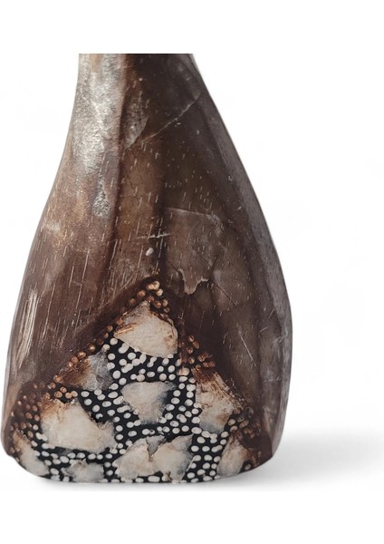 Balık Kuyruğu Sedefli Tahta Biblo Küçük fiyatları