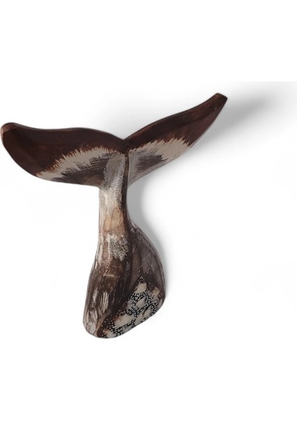 Balık Kuyruğu Sedefli Tahta Biblo Küçük modelleri