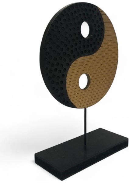 Ying Yang Sarı Siyah Ev Dekoru Küçük modelleri