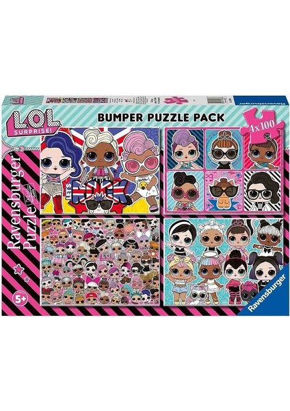 Ravensburger 4 In Box Puz L.O.L. Sürpriz Yapboz 128808