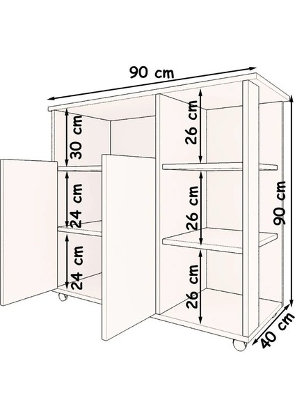 Zen Yardımcı Mutfak Dolabı fırsatları