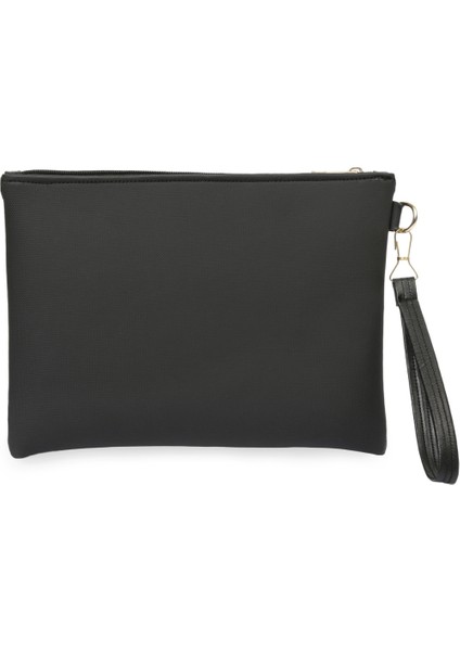 Düz El Askılı Portföy Clutch Çanta