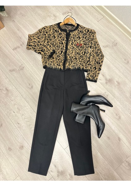 Marka Model Sakallı Hırka - Leopar