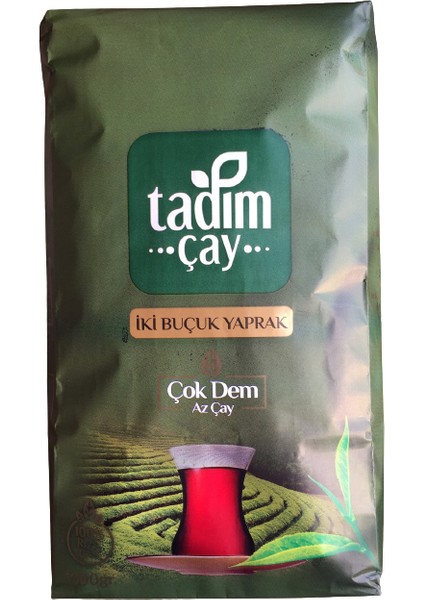 Tadım Çay İki Buçuk Yaprak 1000 gr ( HAKİKİ RİZE ÇAYI, SİYAH PAKET ÇAY)