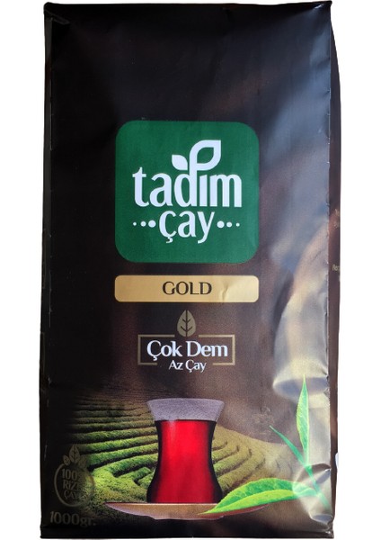 Gold 1000 gr (HAKİKİ RİZE ÇAYI, PAKET SİYAH ÇAY)