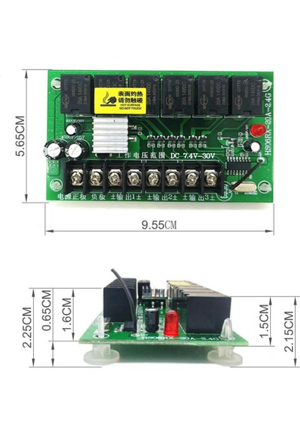 Rc 2.4g 6ch Cihazı Model A Için (Yurt Dışından)