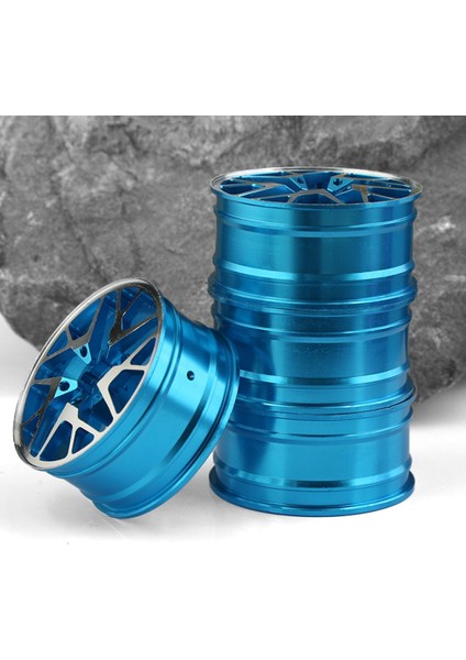 4 Adet 1/10 On-Road Drift Araba 52MM Metal Tekerlek Hub Rc Araba Jant Sakura Redcat, Mavi (Yurt Dışından) indirimleri