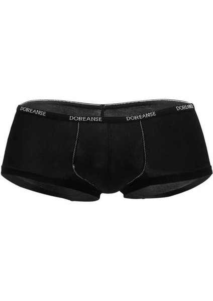 Erkek Modal Torbalı Ince Bel Bantlı Mini Paça Boxer 1781