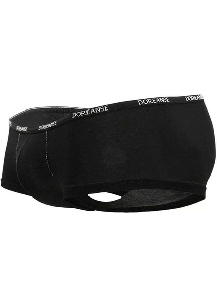 Erkek Modal Torbalı Ince Bel Bantlı Mini Paça Boxer 1781