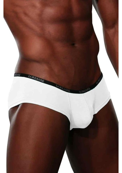 Erkek Modal Torbalı Ince Bel Bantlı Mini Paça Boxer 1781